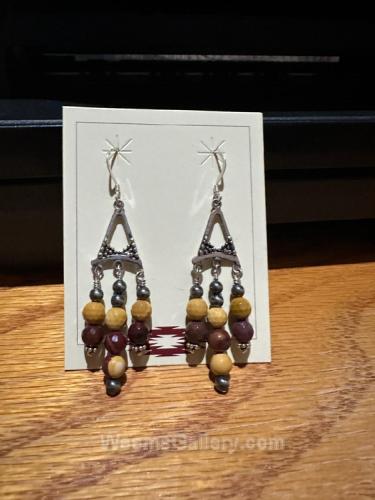 Mookaite Earrings by Myra Gadson